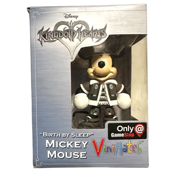 Disney Kingdom Hearts Vinimates "Birth By Sleep" Mickey Mouse Gamestop Exclusive - Picture 1 of 6